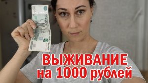 Выживание на 1000 рублей