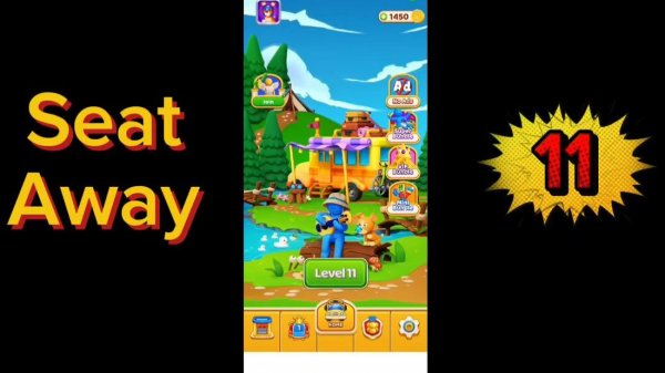 Seat Away уровень 11