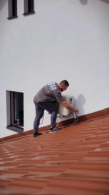 установка б/у кондиционера с заправкой фреоном #монтаж #сплитсистемы #нск