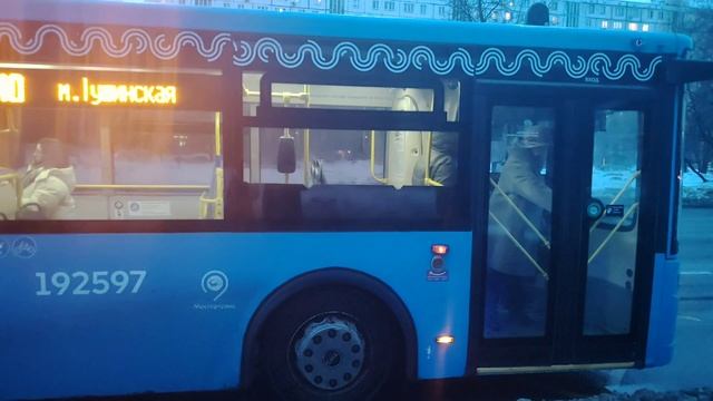 автобус ЛиАЗ 5292 борт 192597, маршрут 640