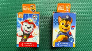 SWEET BOX ЩЕНЯЧИЙ ПАТРУЛЬ НАШЛИ РЕДКОГО ЩЕНКА. Игрушки + мармелад!