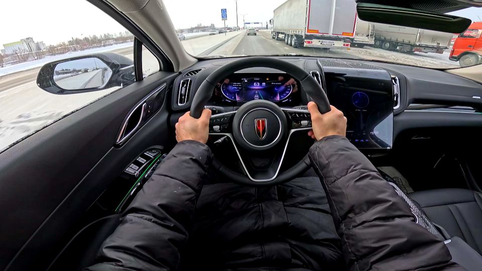 2025 HONGQI HS3 POV TEST DRIVE смотреть онлайн
