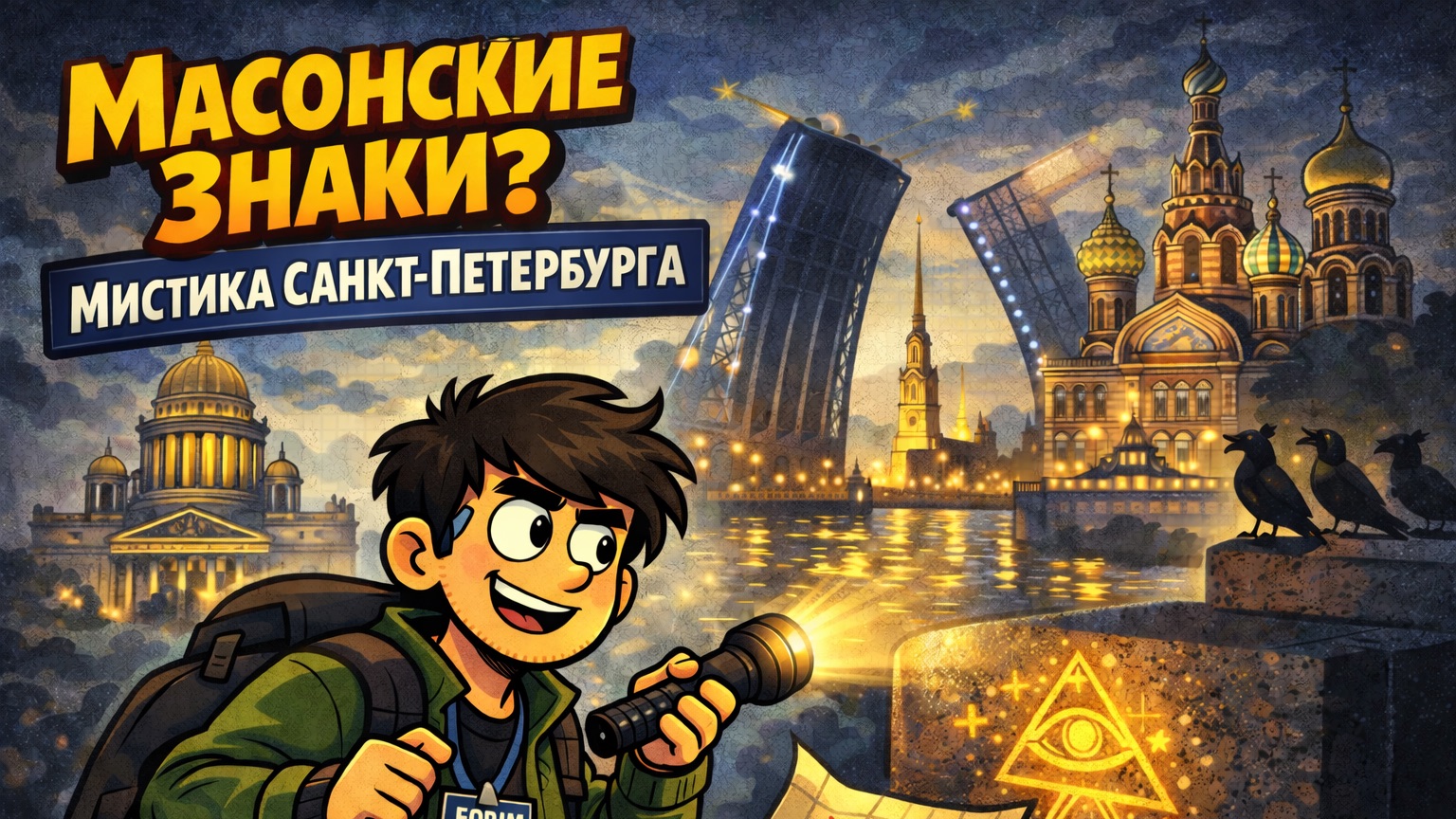 Мистика Санкт-Петербурга: охота на масонские знаки в центре города смотреть онлайн
