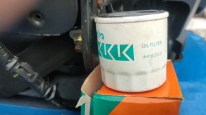 Замена масляного фильтра двигатель Kubota D722 на мини-экскаваторе #Риппа Р15 #Rippa R15 #NDI322