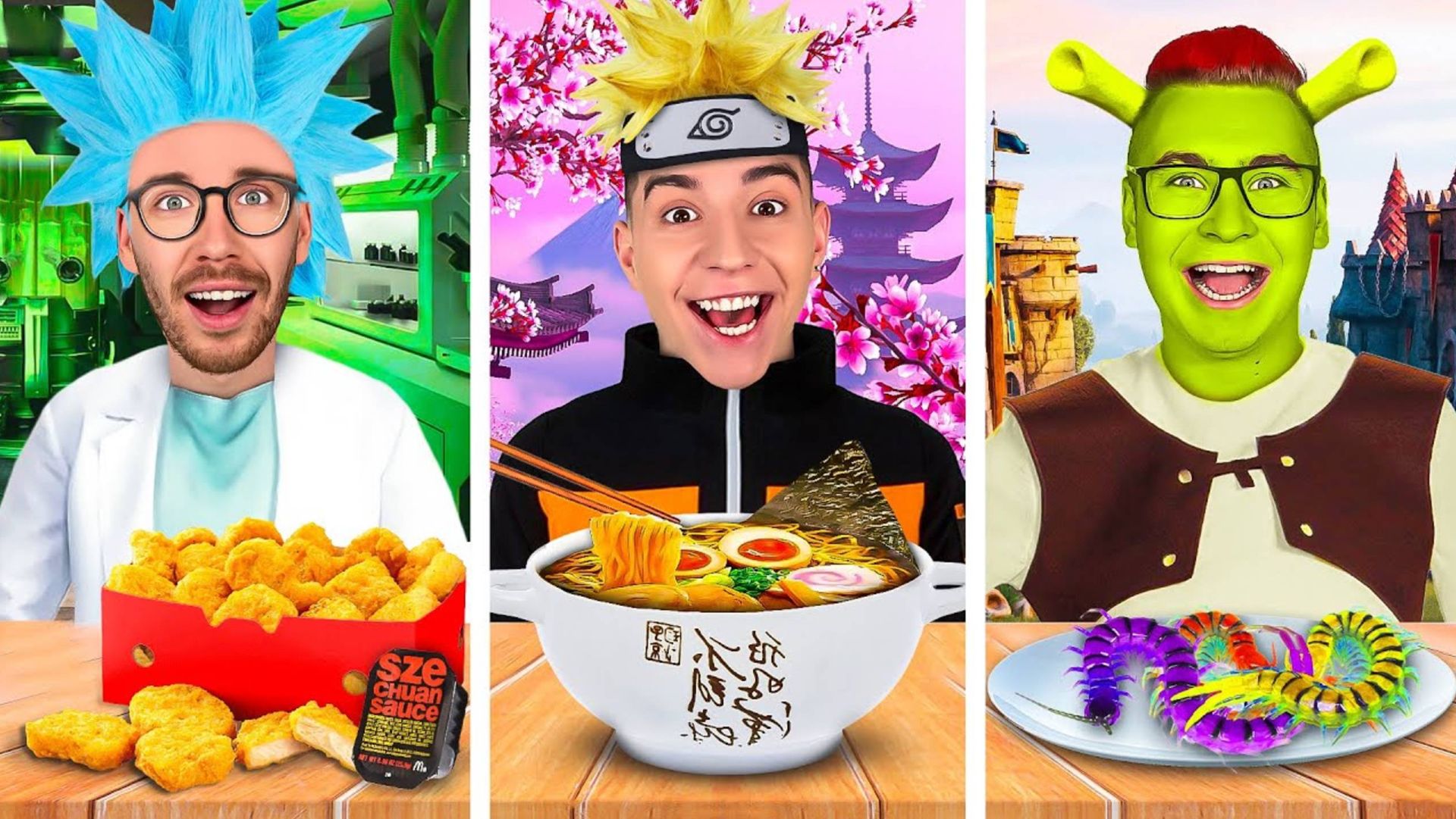 ВЛАД А4 - Пробуем ЕДУ из МУЛЬТИКОВ ! смотреть онлайн