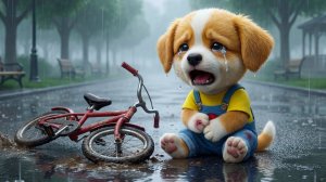 😭 Щенок упал под дождём после того, как над ним смеялись... То, что сделала мама дальше 🐶💔