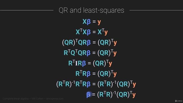 126. Code challenge Least-squares via QR decomposition смотреть онлайн