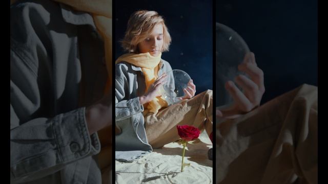 Маленький принц и роза, барашек вышел погулять