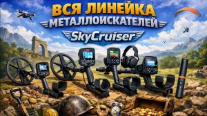 Вся линейка  металлоискателей Skycruiser.