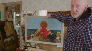 В мастерской художника Владимира Журавлёва #Владимир_Журавлёв #Живопись #Мастерская_художника