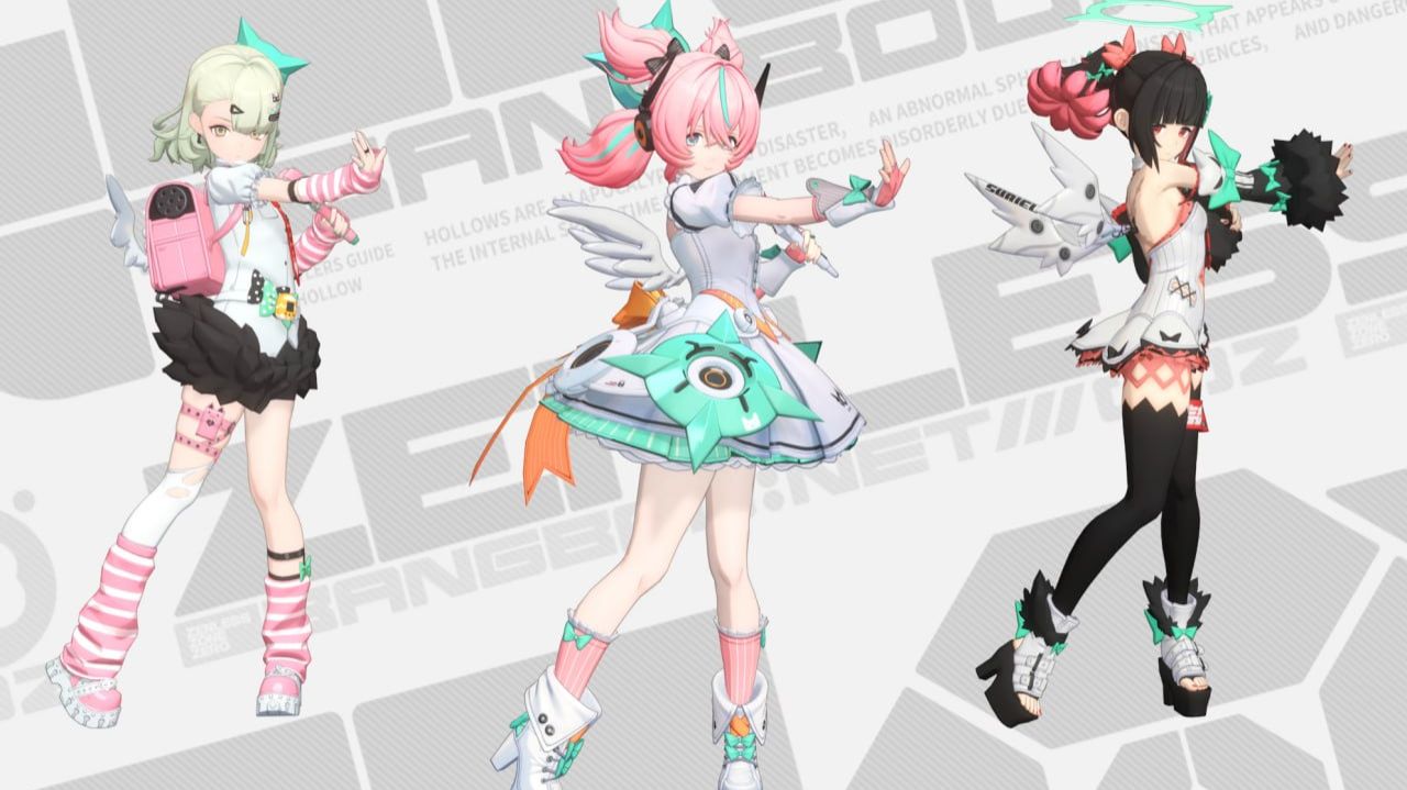 ZZZ (Zenless Zone Zero) 2.7: анимация ожидания "Ангелов Наваждения" в полном составе смотреть онлайн