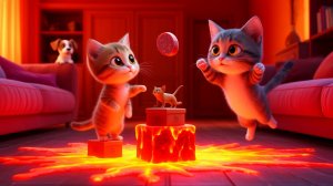 КОТЫ ПРОТИВ ЛАВЫ 😱 КТО ДОБЕРЁТСЯ?