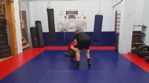 Вариант защиты от прохода в ноги в исполнении Максима Ганца. Саратов 2022. Архив