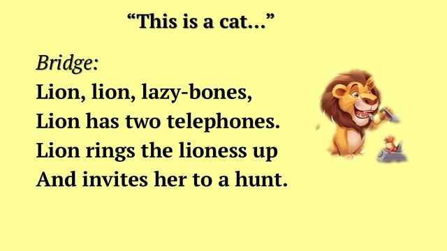 Singing English! (This is a cat...) смотреть онлайн