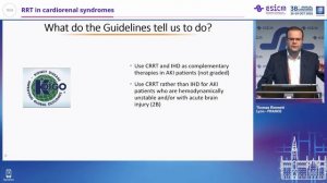 RRT in cardiorenal syndromes Thomas Rimmelé