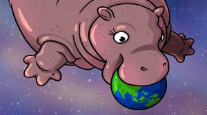 БЕГЕМОТ обжора съел город. Игра Tasty Planet Final Bite на Игрули TV