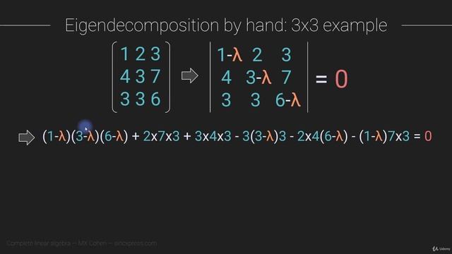 133. Eigendecomposition by hand two examples смотреть онлайн