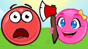 Новый КРАСНЫЙ ШАР, Красныш и Соня, мультик игра Детский