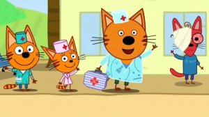 Три кота Доктор. Больница игра мультфильм