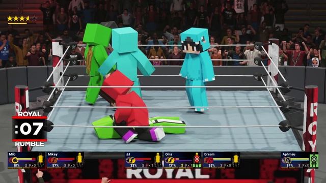 ЭПИЧЕСКАЯ БИТВА ТИТАНОВ РЕСТЛИНГА В МАЙНКРАФТЕ/ игроки против стримеров смотреть онлайн