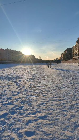 по льду фонтанки