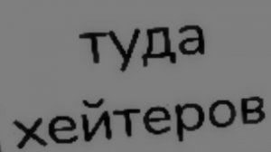 туда хейтеров