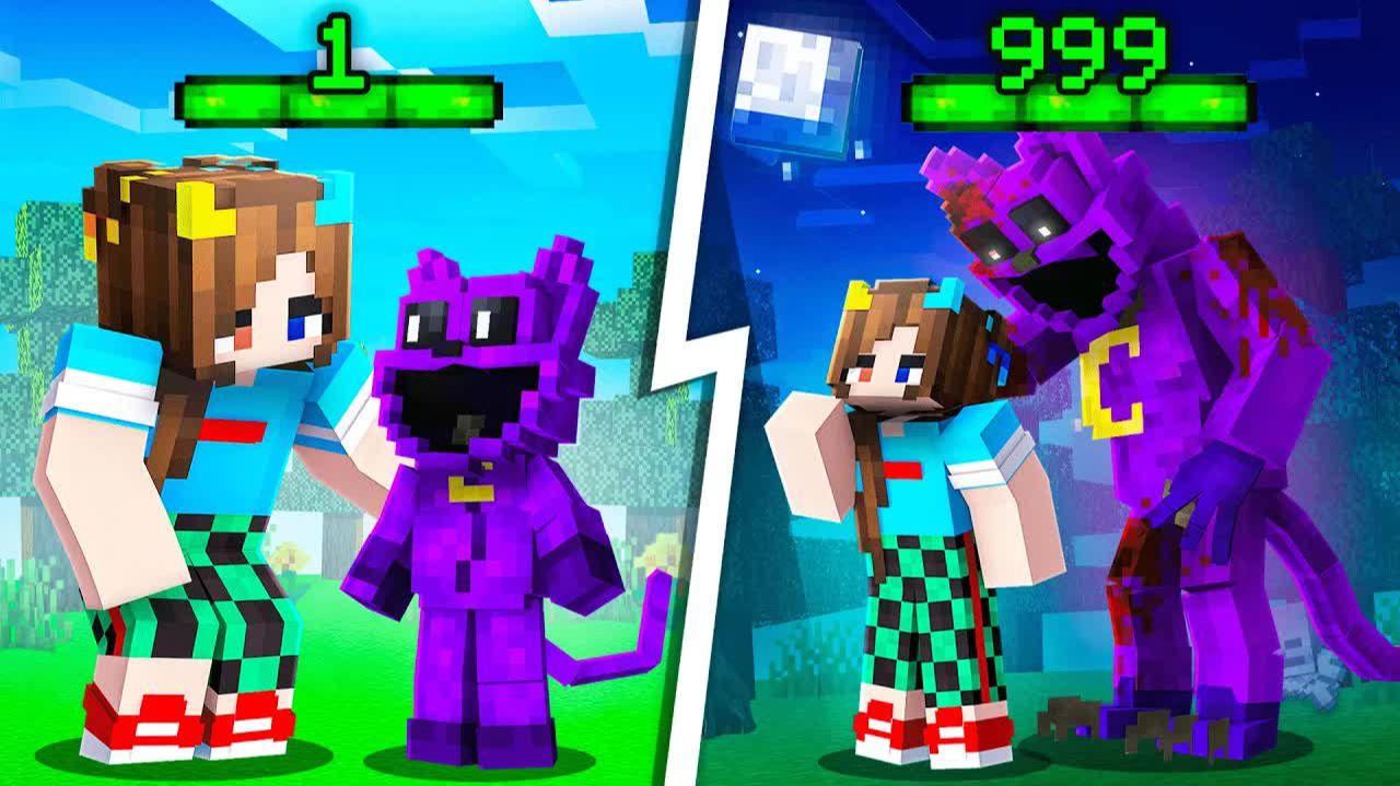 😨 Майнкрафт но ЖИЗНЬ КЭТНЭПА от Рождения До Смерти! смотреть онлайн