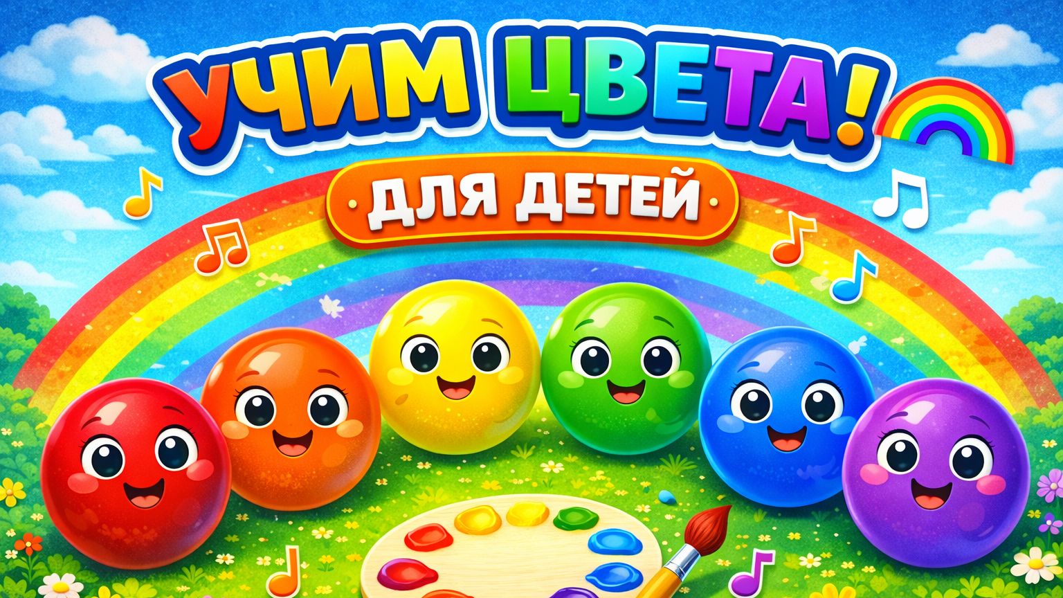 Учим ЦВЕТА 🌈 Развивающий мультик для малышей | Цвета для детей смотреть онлайн