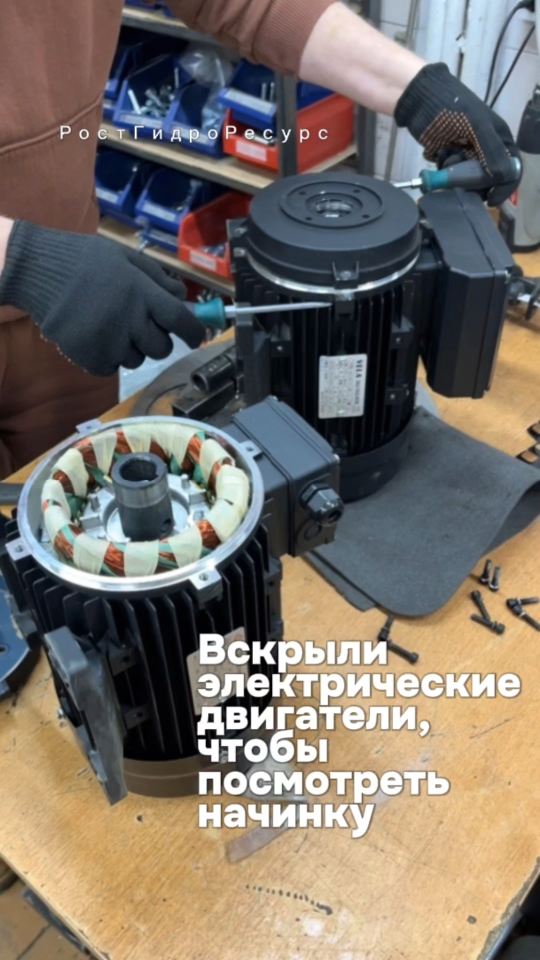 Вскрыли электрические двигатели, чтобы посмотреть начинку 👀👀👀 #proteus #гидродинамика #канализаци смотреть онлайн