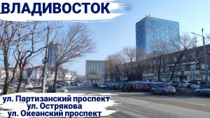 Владивосток февраль 2026, от Партизанского проспекта до Океанского проспекта