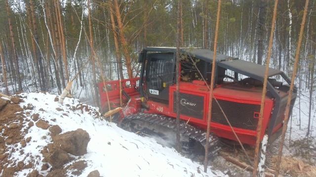 Мульчер AHWI RT 400 в Якутии на ВСТО.Расчищаем площадку под строительство.