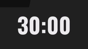 Таймер на 30 минут