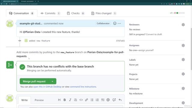 41. GitHub Pull Requests смотреть онлайн