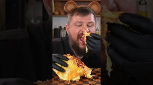 GIANT  CHEESE BALL EATING #mukbang #asmreating #eatingsounds #asmrsergey #food #cheese