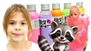 КУПАЕМ ПУПСА ЭМИЛИ. СМОТРИМ С ЕНОТОМ СЁМОЙ (1)