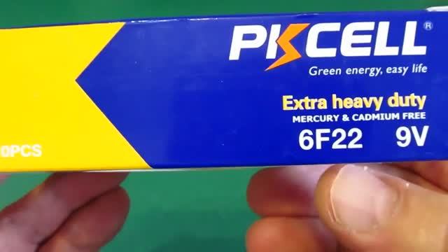Крона PKCELL 6F22 смотреть онлайн