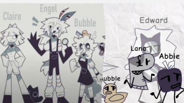 FPE Object Show AU — Meet the characters! Познакомьтесь с персонажами!