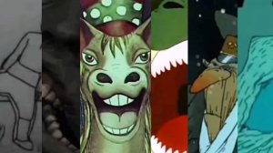 1 секунда с 222 рандомных жутких советских мультфильмов