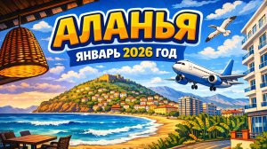 Аланья Турция Январь 2026