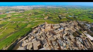 Мдина Мальта – Полёт над городом из золотого камня в 4K 🇲🇹