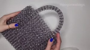Мастер класс часть 2, ручка из 3х граней от полотна сумки,. Сумки из бусин POGONEABAGS
