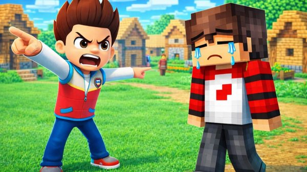 😱 РАЙДЕР ВЫГНАЛ МЕНЯ из ДЕРЕВНИ ЖИТЕЛЕЙ ЗЕРО В МАЙНКРАФТЕ!