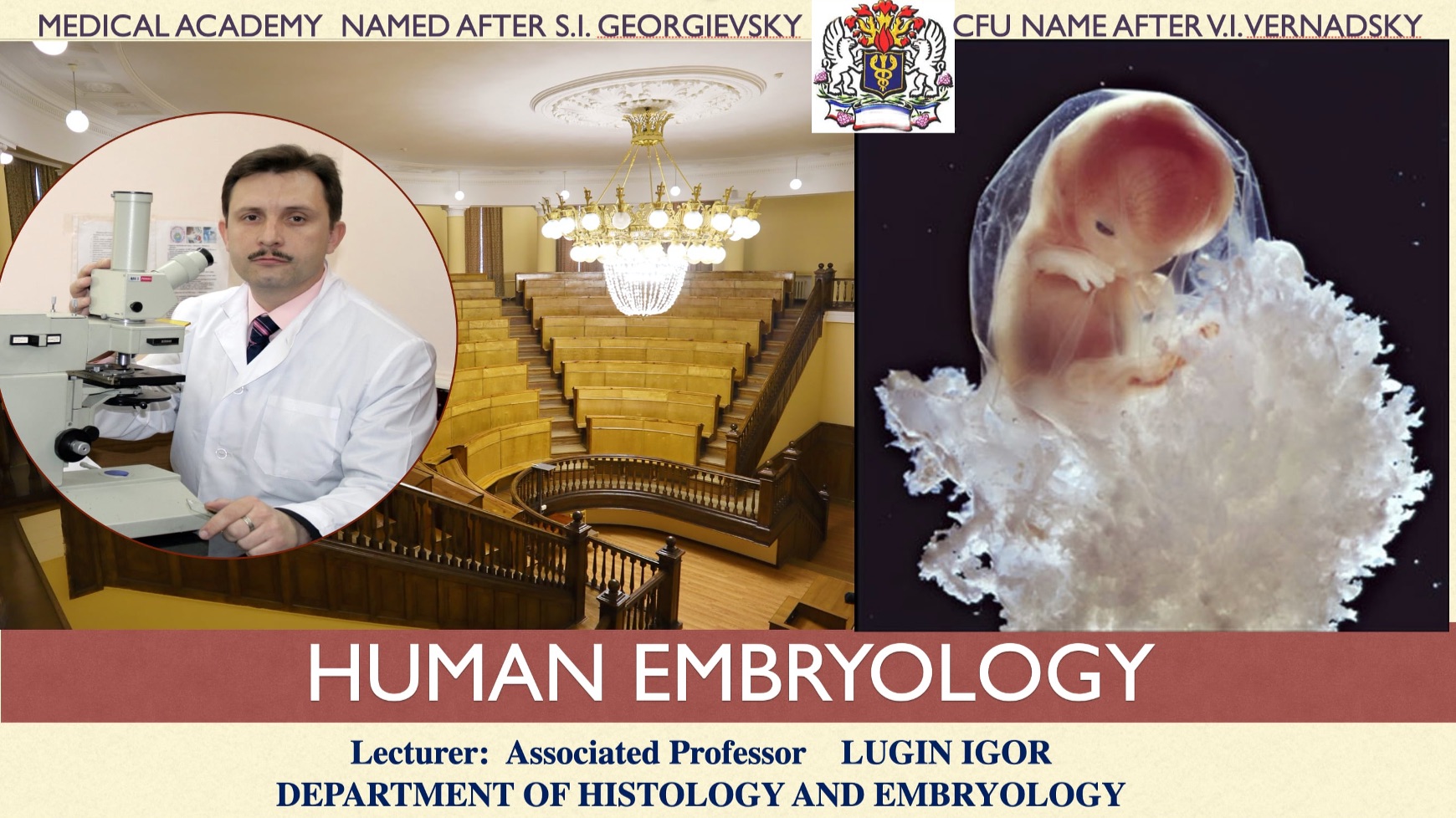 Lecture № 2 – Human Embryology (Associate Professor Igor A. Lugin) смотреть онлайн