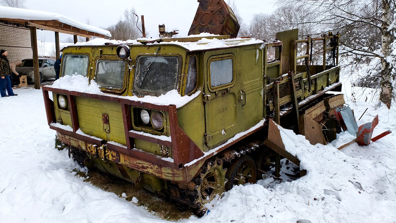 АТС-59Г 1974 почему его оставили в огороде на 25 лет? смотреть онлайн