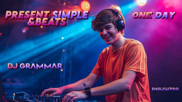 Английская грамматика в песнях. Present Simple & BEATS. One Day.