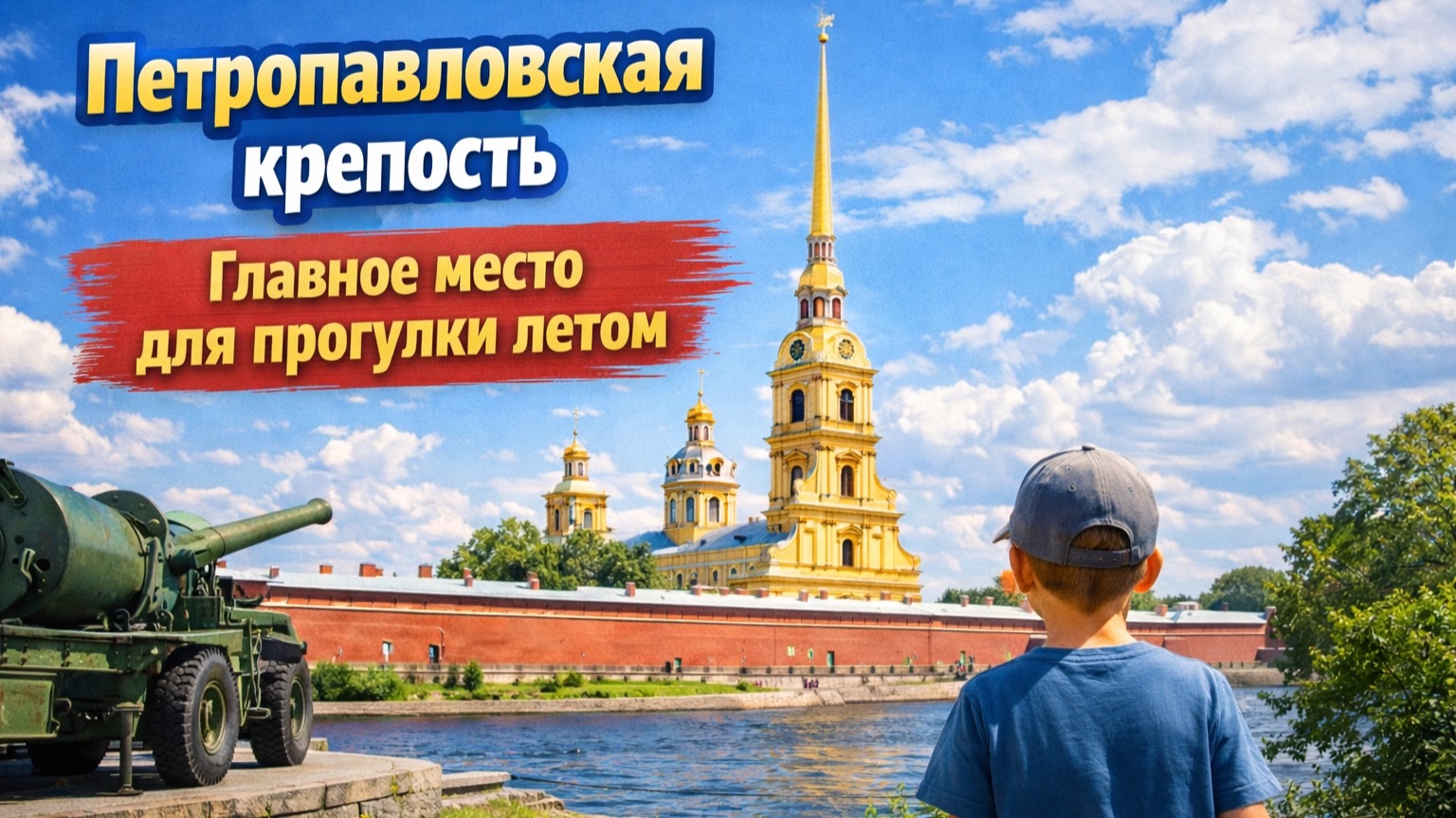 Петропавловская крепость в Санкт-Петербурге летом — прогулка без толп и выстрел из пушки