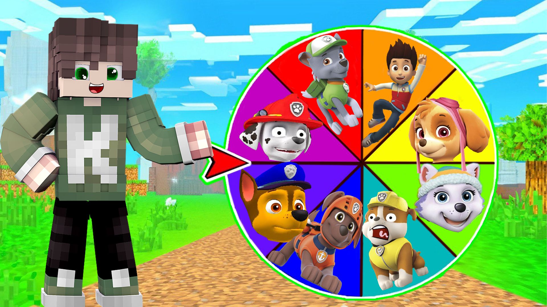 ВЫБЕРИ ПРАВИЛЬНОЕ КОЛЕСО ФОРТУНЫ В МАЙНКРАФТ смотреть онлайн