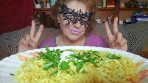 Мукбанг Ленивая ПИЦЦА и Лапша с БУДУНЦА Самое ТО! На РЫБКУ и СВЁКЛУ сил Не ХВАТИЛО!