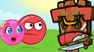 Новый КРАСНЫЙ ШАР, Красныш спасает Соню, мультик игра