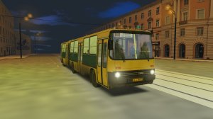 Поездка на Ikarus-280.64 по маршруту №102 по карте Тверь 3.0